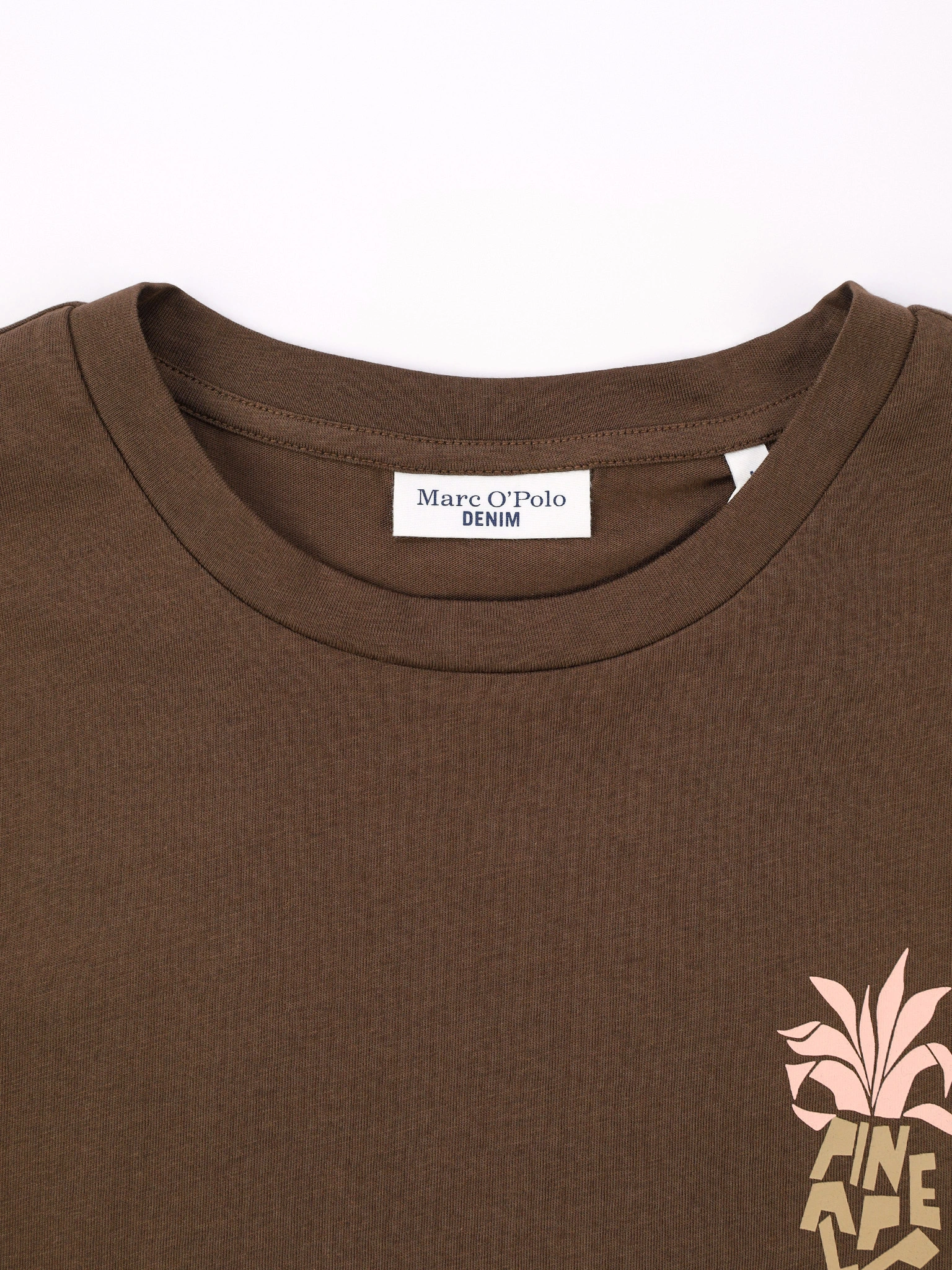 Футболка коричневого цвета из хлопка